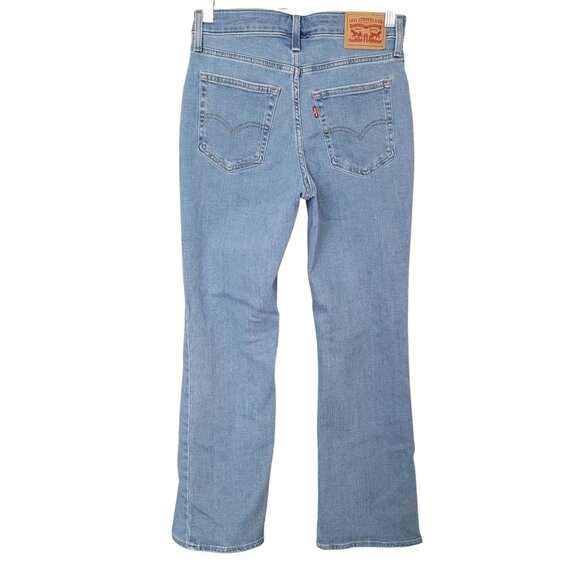 Levis 725 High Rise Bootcut Jeans  Womens Size 28 Medium Wash - Picture 2 of 7